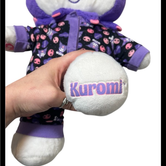 Purple Exclusive KUROMI Build A Bear Sanrio Stuffed Animal - Picture 3 of 6